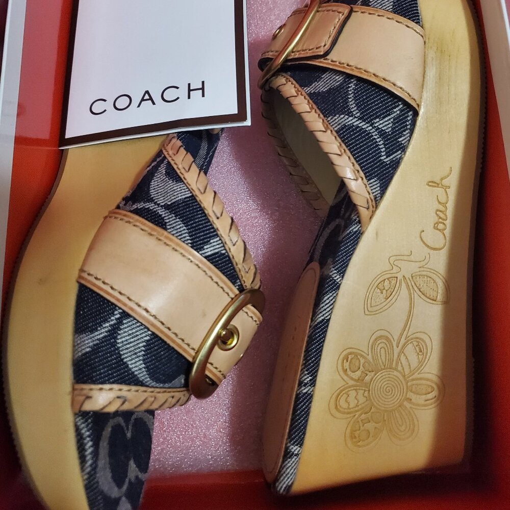 NIB Vintage Coach wedges
